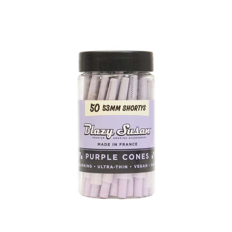 Purple Blazy Susan 53mm Cones - 50pcs/Box