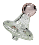 Directional Flow UV Glass Carb Cap - Glow in Dark