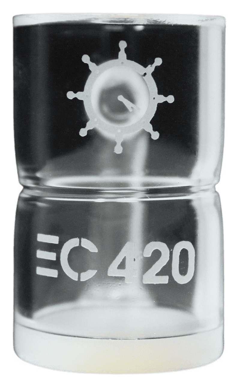 EC420 14mm 90 Degree Splash Guard Quartz Banger