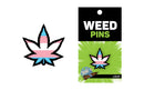 WoodRocket TRANS PRIDE LEAF PIN