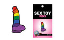 WoodRocket RAINBOW DILDO PIN