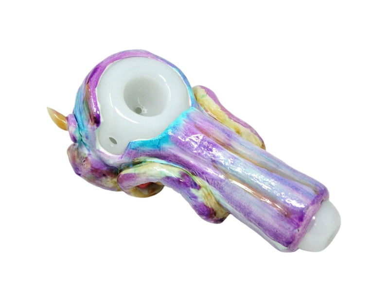 5" Double Eyes 3D Handcraft Hand Pipe