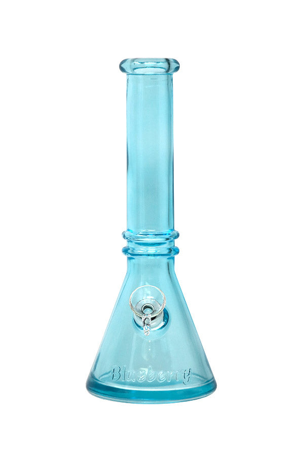 10“ Blueberry Double Ring Soft Glass Beaker
