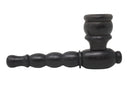 3" Black Joint Shaped Wooden Pipe - 2pcs/Pack