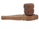 3"  Large Bowl Wooden Pipe - Assorted design