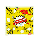 Green Water Proof Stickers - Non-repeating 50pcs/Pack