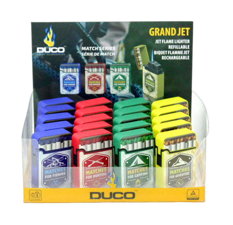 DUCO Grand Jet Match Series Single Jet Flame - 20pcs/Display