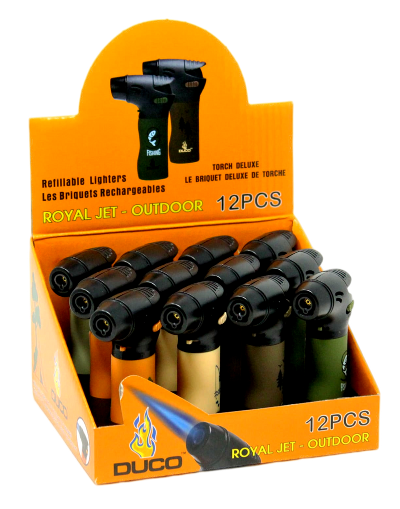 DUCO Easy Grip Royal Jet Torch Outdoor Series - 12pcs/Display