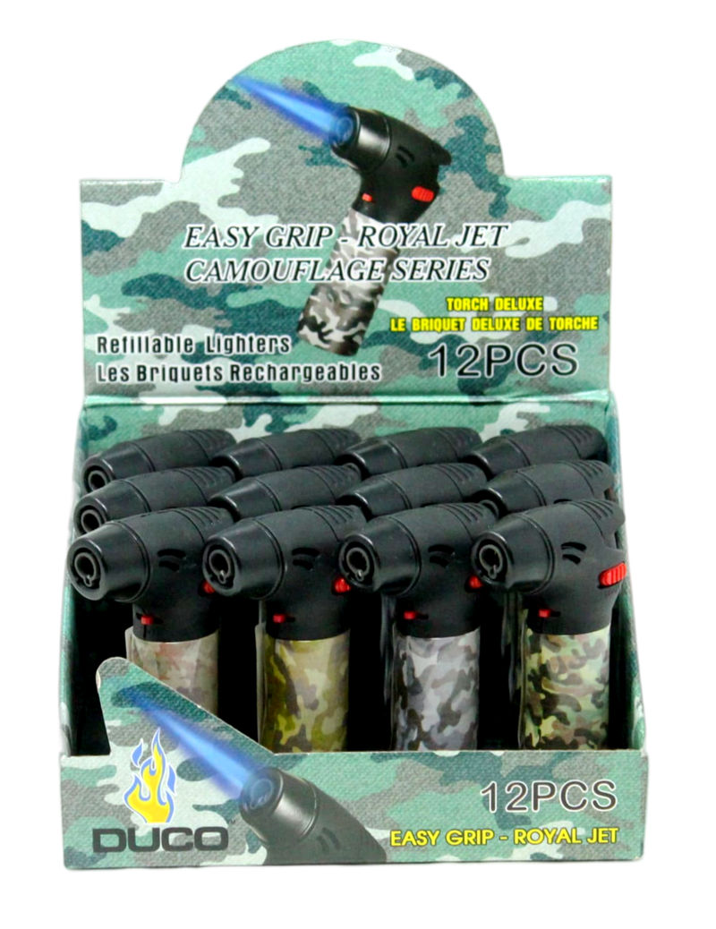 DUCO Easy Grip Royal Jet Torch Camouflage Series - 12pcs/Display