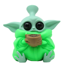 5" Baby Yoda Silicone Water Pipe