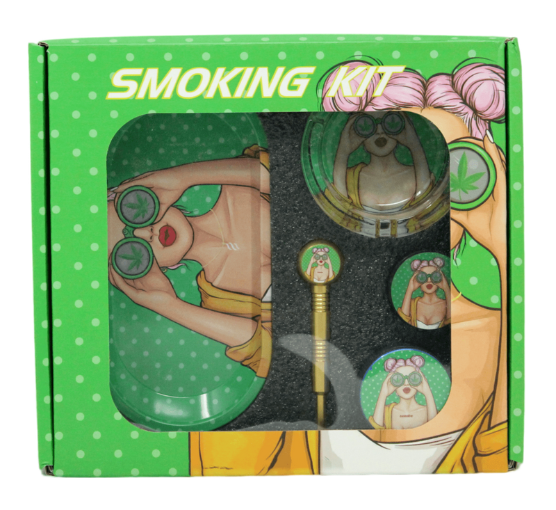 Telescope Girl Smoker's Gift Set