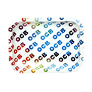 OCB Rainbow Metal Rolling Tray