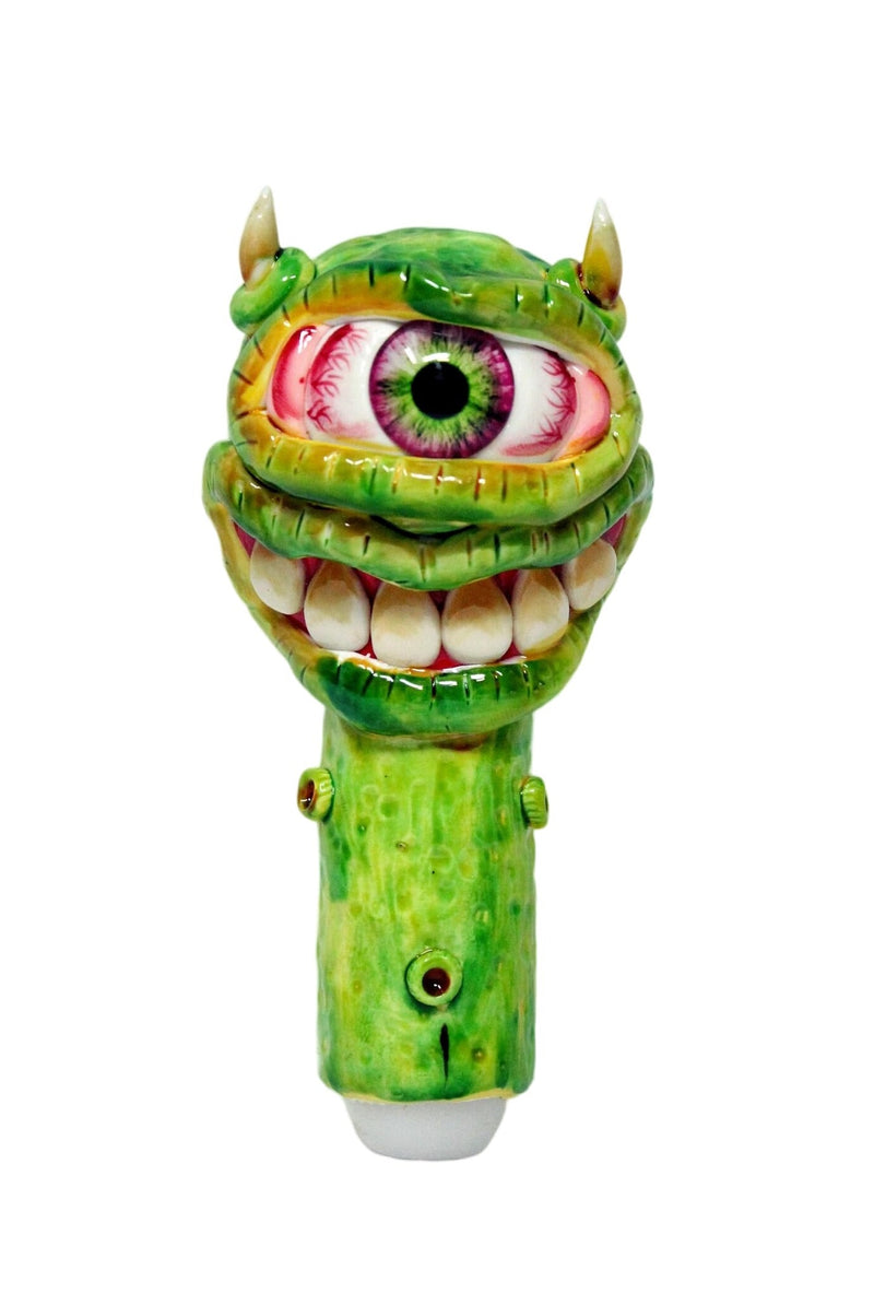5" Smiling Monster 3D Handcraft Hand Pipe