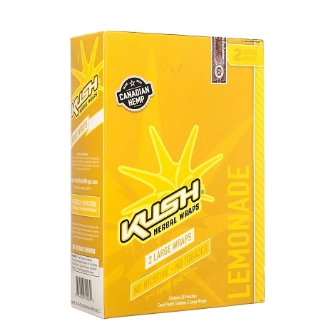 Kush Herbal Wraps - 25 Packs/Box