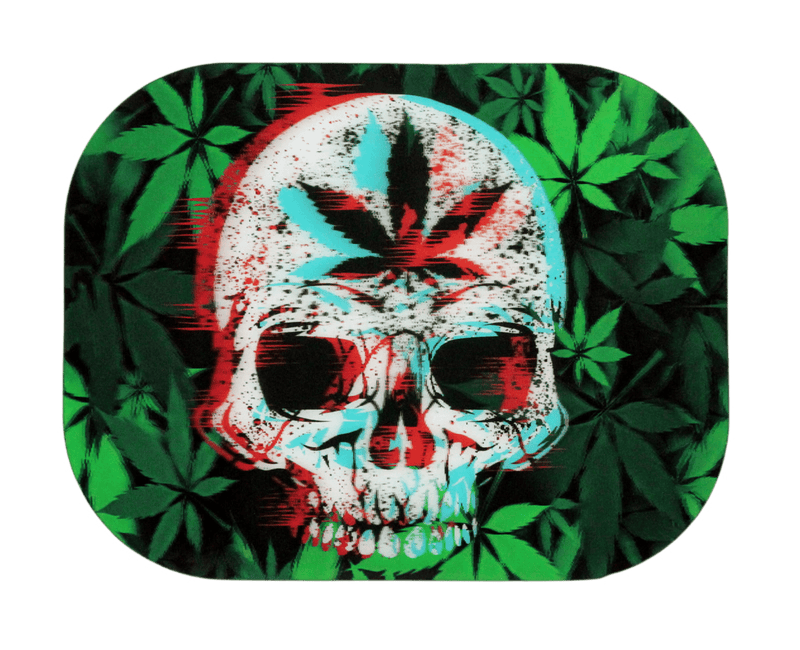 Leaf Skull 3D Magnetic Premium Tray Cover - Small - 7"x6"