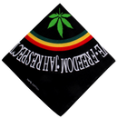 Love&Peace Handkerchief Headwrap Bandana Scarf 100% Cotton - 22" x 22"