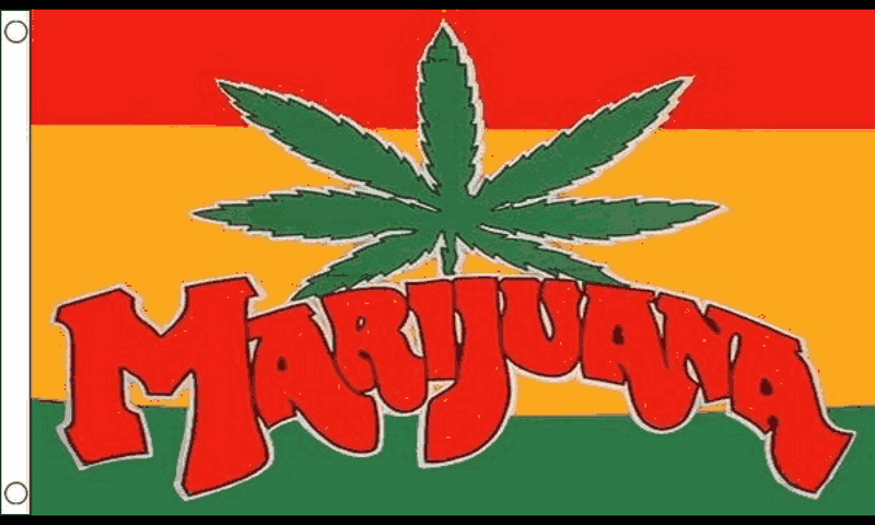 Marijuana Flag - 3' x 5'