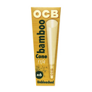 OCB Bamboo 1 1/4 Pre-rolled Cones - 32 Packs/Box