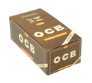 OCB Virgin Unbleached 1 1/4 with Fliters - 24 Packs/Box