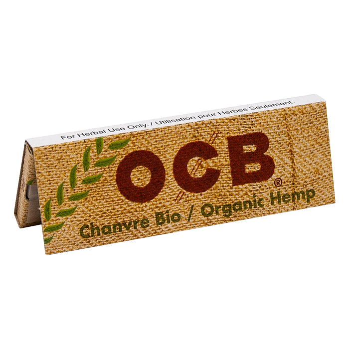 OCB Organic Hemp 1 1/4 Rolling Papers - 25 Packs/Box
