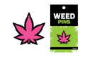 WoodRocket PINK LEAF PIN