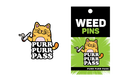 WoodRocket PURR PURR PASS PIN