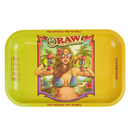 RAW Brazil V2 Metal Rolling Tray - MEDIUM-11" X 7"