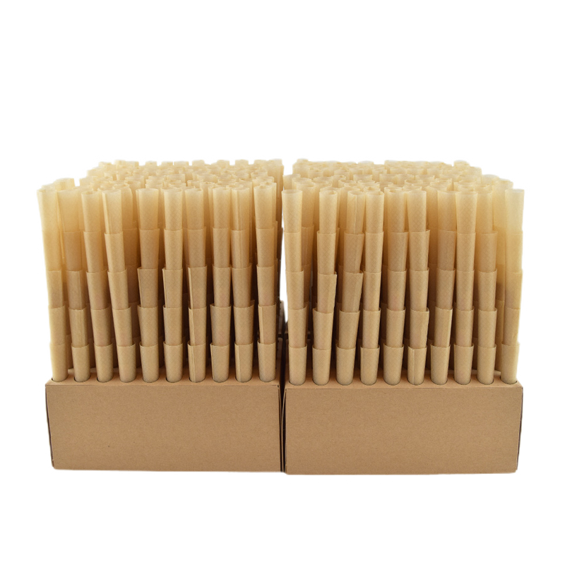 RAW Classic Natural Unrefined Pre-Rolled Cones 1 1/4 - 1000/Box