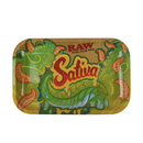 RAW SATIVA Metal Rolling Tray - Medium-11" x 7"