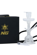 13" NICE GLASS Sandblasted Hookah Set
