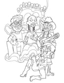 WoodRocket WHO SMOKES WEED COLORING BOOK