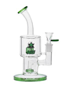 8.5" NICE GLASS Double Chamber Bubbler