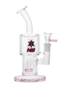 8.5" NICE GLASS Double Chamber Bubbler