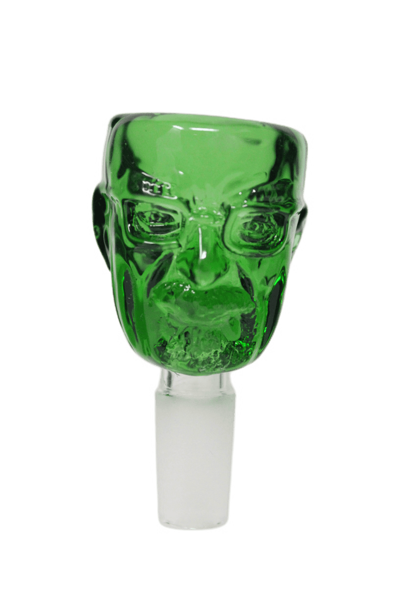 14mm Face Man Male Glass Bowl - Assorted Colour