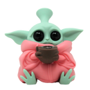 5" Baby Yoda Silicone Water Pipe